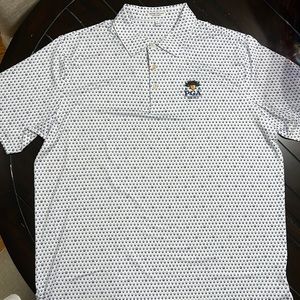 Mens Peter Millar Short Sleeved Polo Shirt. PGA Oak Hill. Size XL.